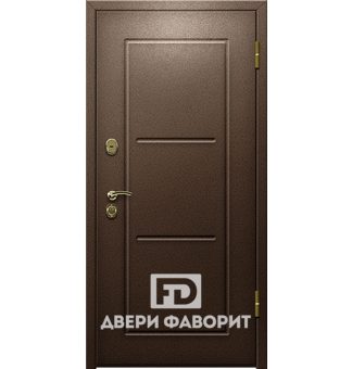 Недорогая стальная дверь без глазка