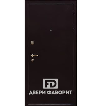 металлическая дверь с порошком и тремя петлями вид снаружи