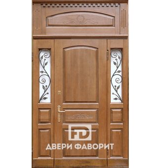 Парадная двустворчатая дверь